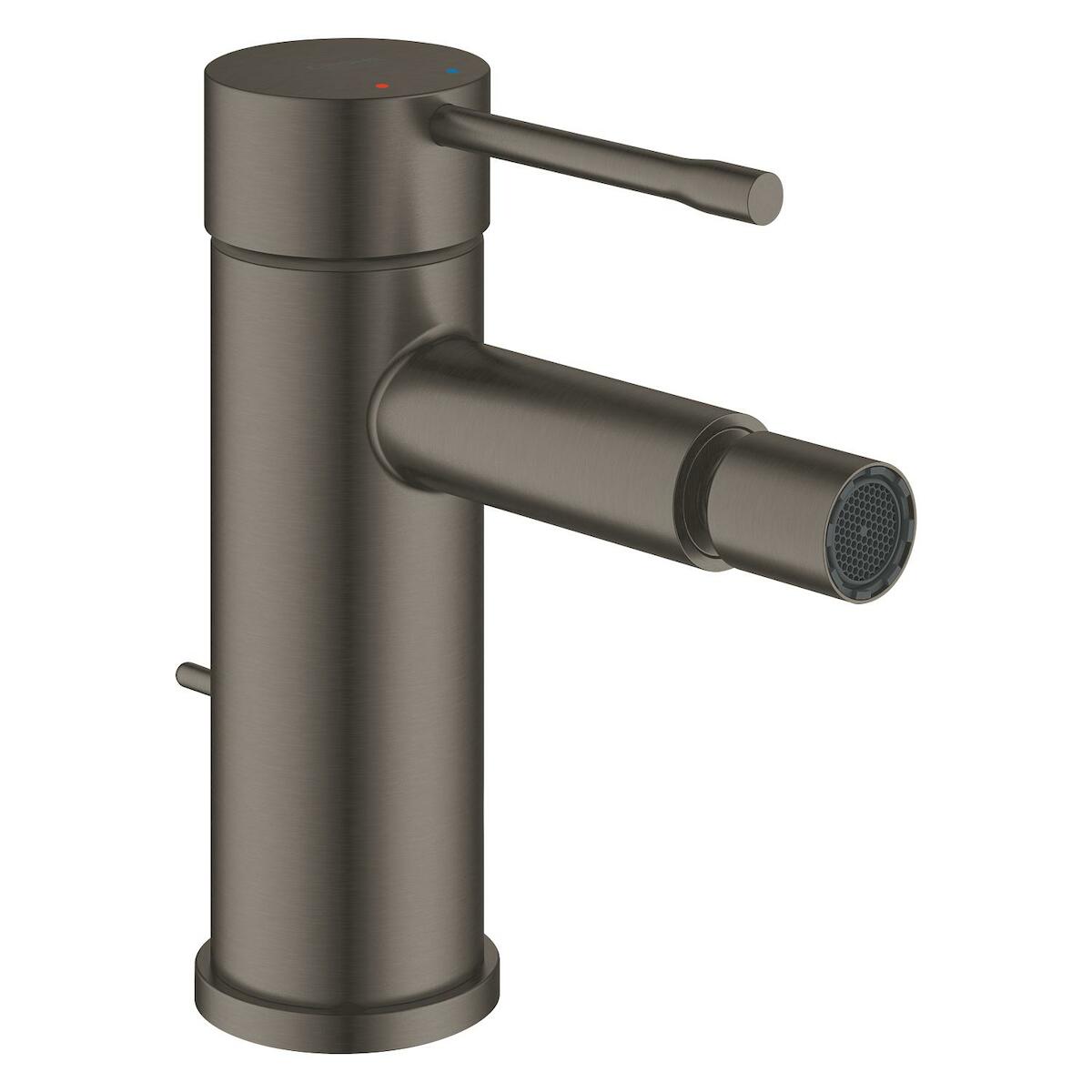 Bidetová baterie Grohe Essence s výpustí Brushed Hard Graphite 32935AL1 Grohe