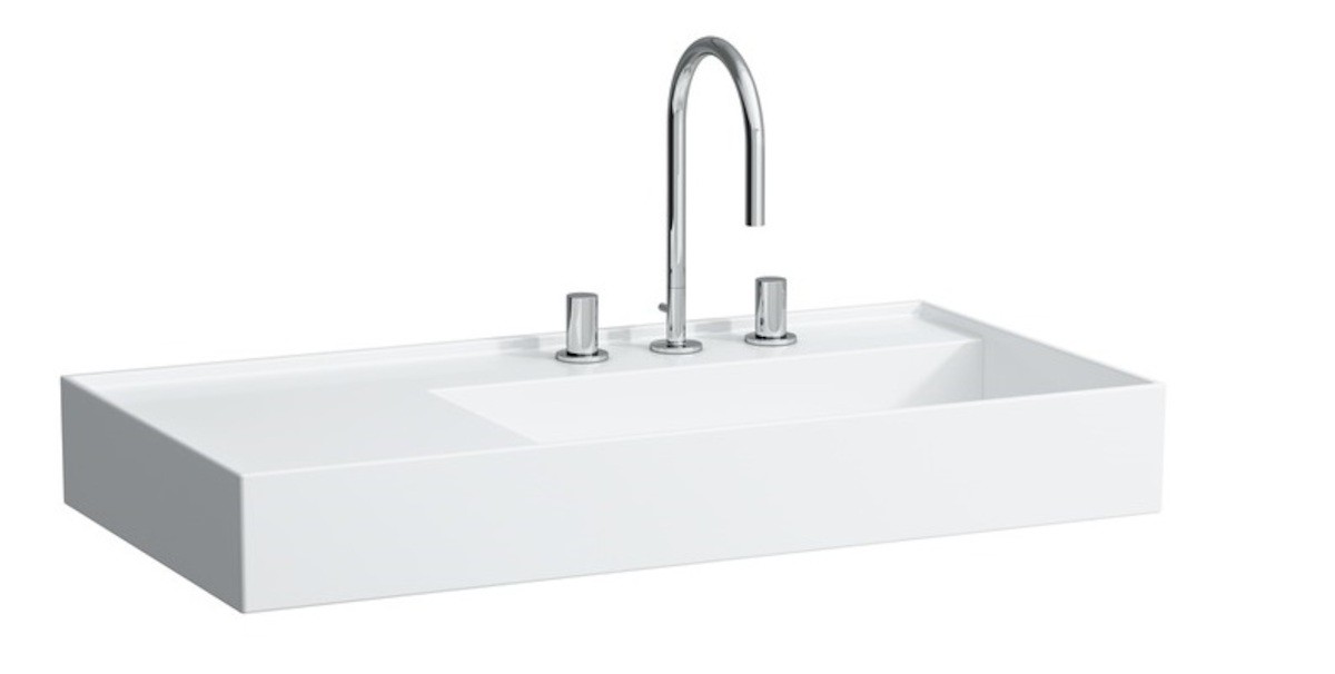 Umyvadlo Laufen Kartell By Laufen 90x46 cm otvor pro baterii