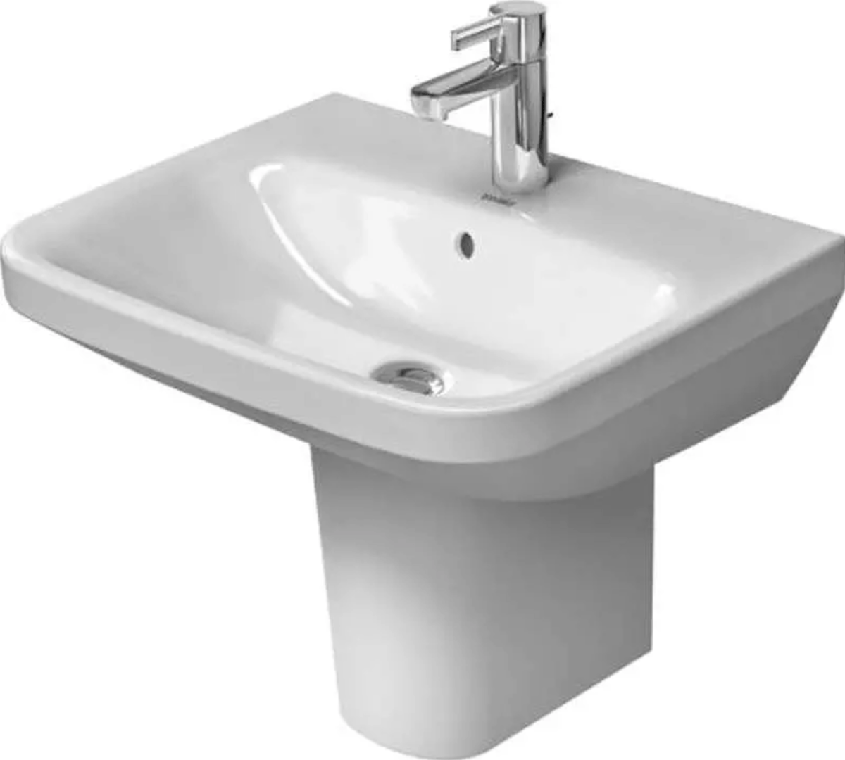 Umyvadlo Duravit Durastyle 55x44 cm otvor pro baterii uprostřed 2319550000 Duravit