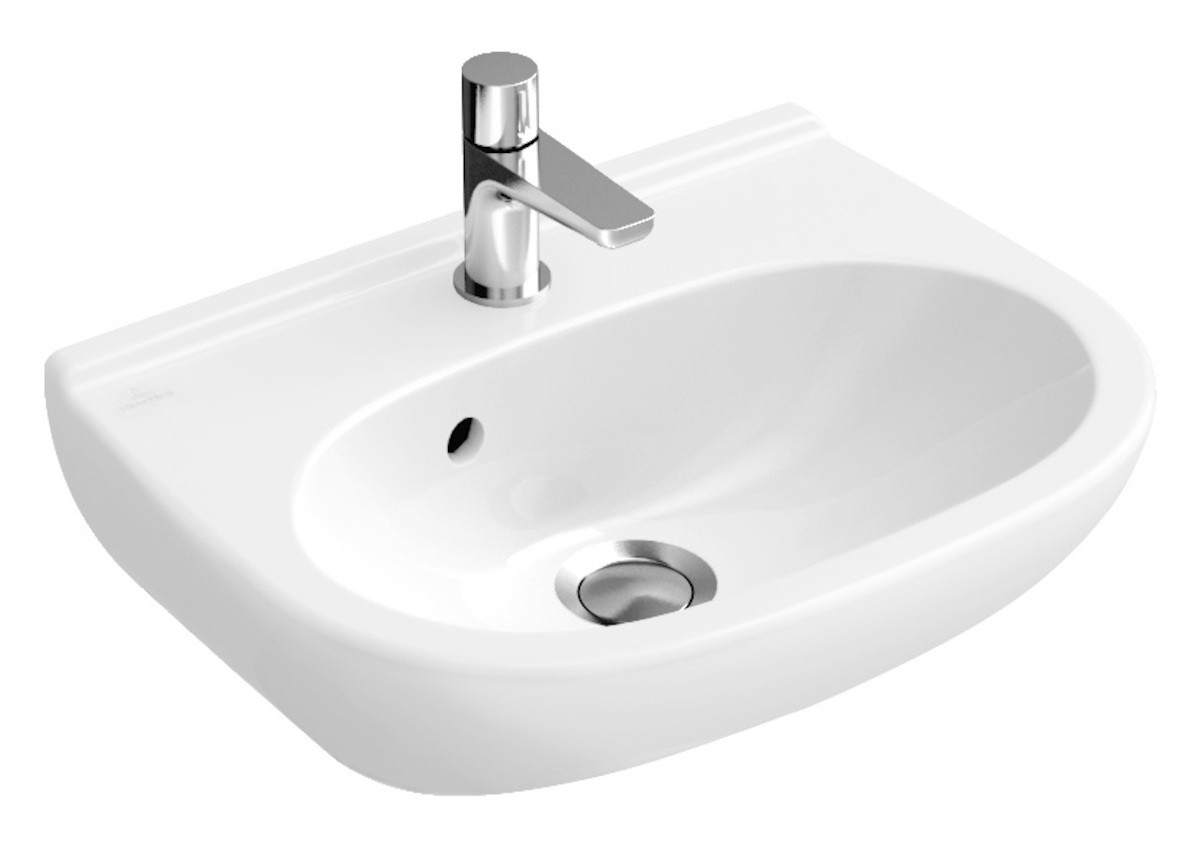 Umyvadlo Villeroy & Boch O.Novo 50x40 cm otvor pro baterii uprostřed 53605001 Villeroy & Boch