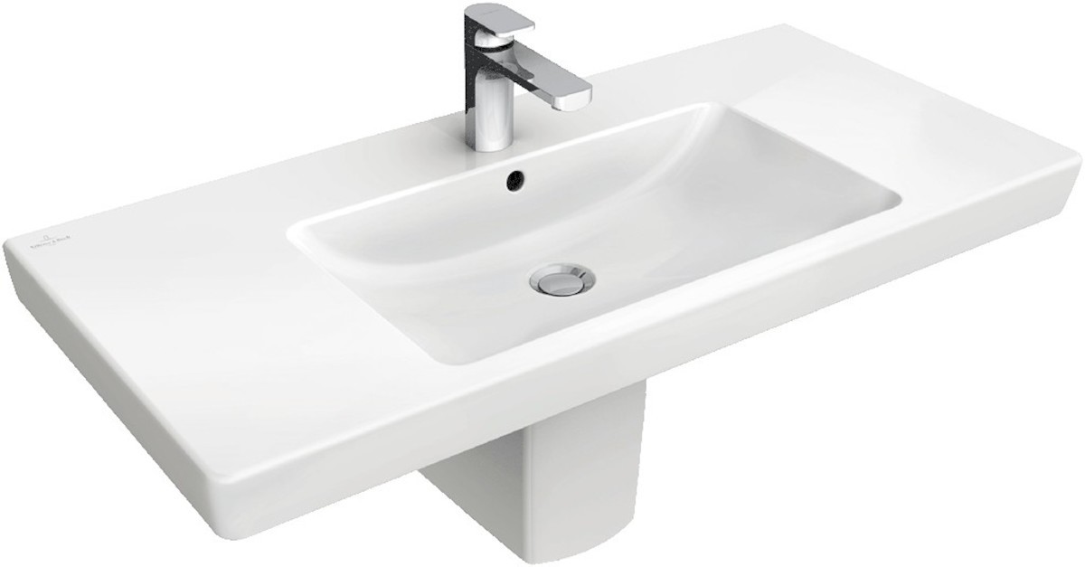 Umyvadlo Villeroy & Boch Subway 2.0 80x47 cm otvor pro baterii uprostřed 71758001 Villeroy & Boch