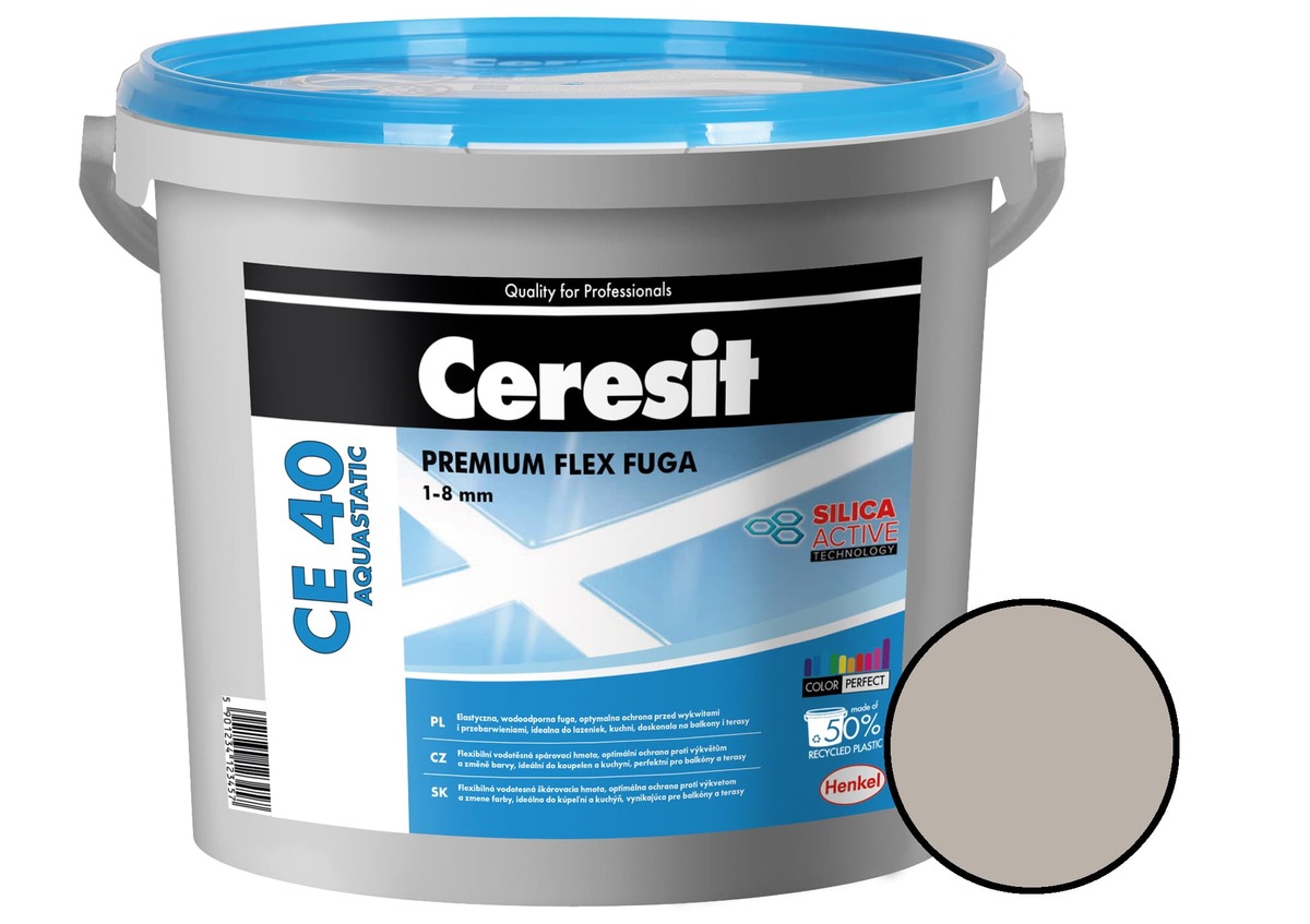 Spárovací hmota Ceresit CE 40 šedá 2 kg CG2WA CE40207 Ceresit