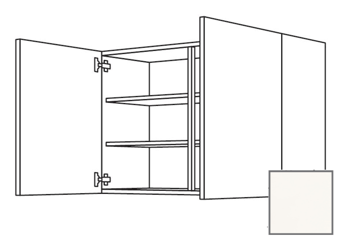 Kuchyňská skříňka horní Naturel Erika24 s dvířky 90x72x35 cm bílá lesk 450.W901 Naturel