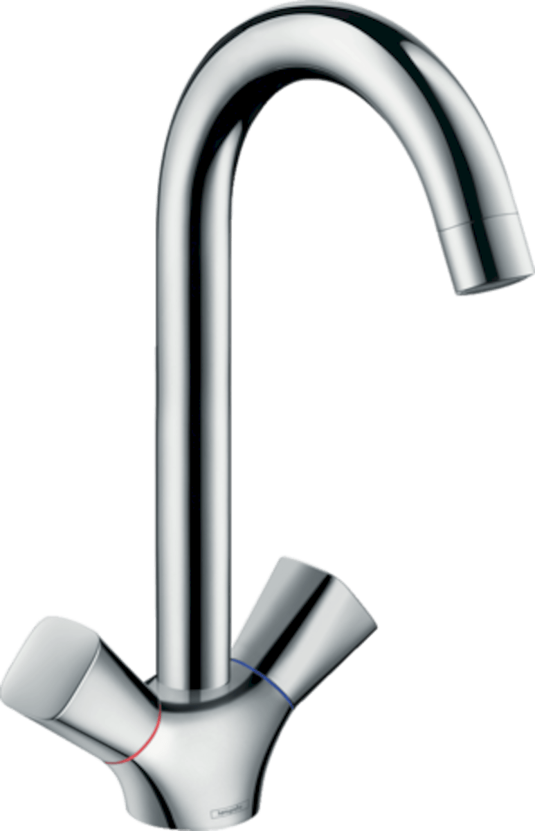 Dřezová baterie Hansgrohe Logis M31 s otočným raménkem chrom 71280000 Hansgrohe