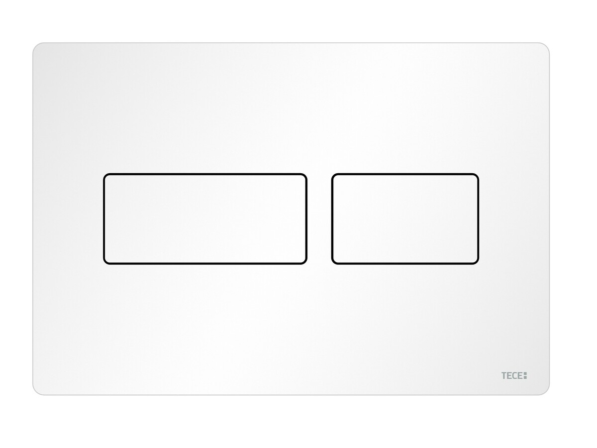 Ovládací tlačítko Tece Solid bílá mat 9240433 Tece