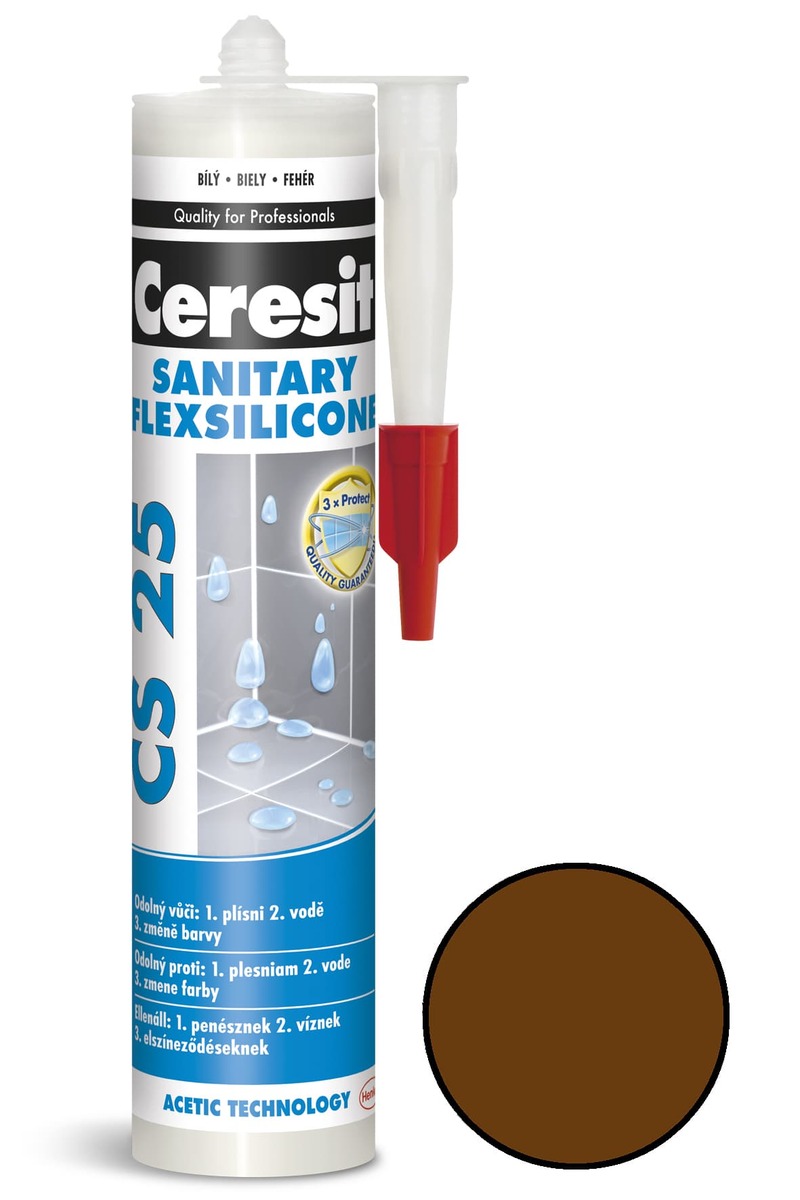 Silikon Ceresit CS 25 chocolate 280 ml CS2558 Ceresit