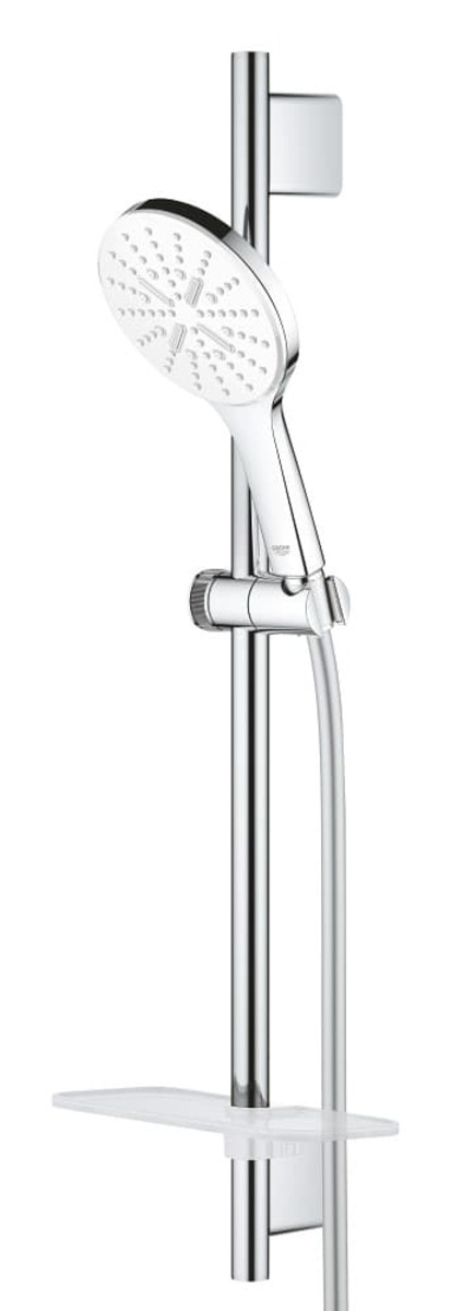 Sprchový set Grohe Rainshower SmartActive na stěnu s poličkou měsíční bílá 26577LS0 Grohe