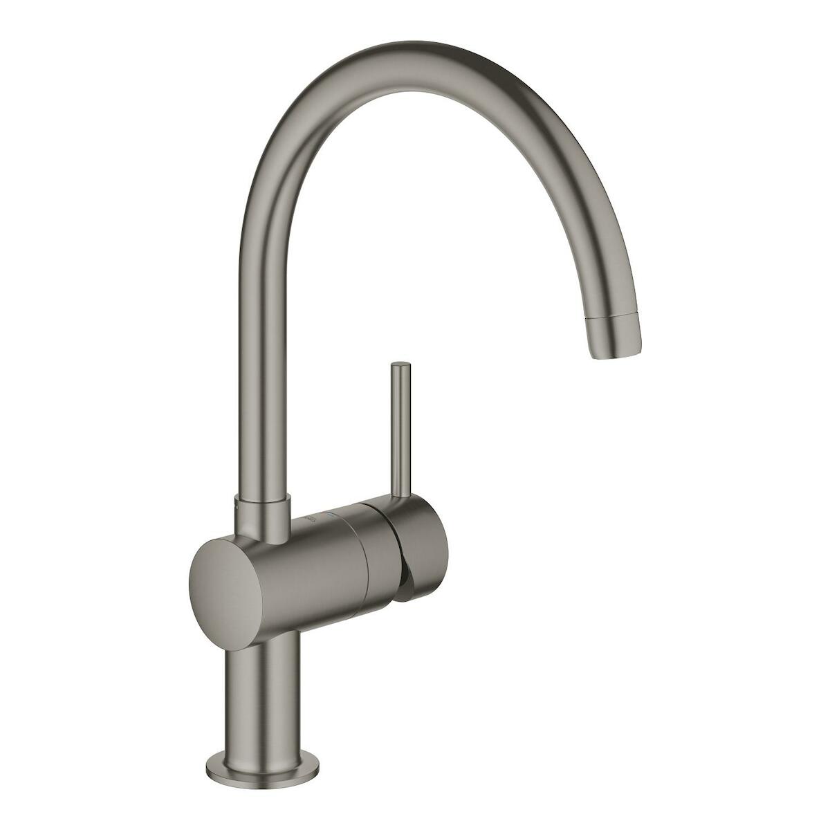 Dřezová baterie Grohe Minta s otočným raménkem kartáčovaný Hard Graphite 32917AL0 Grohe