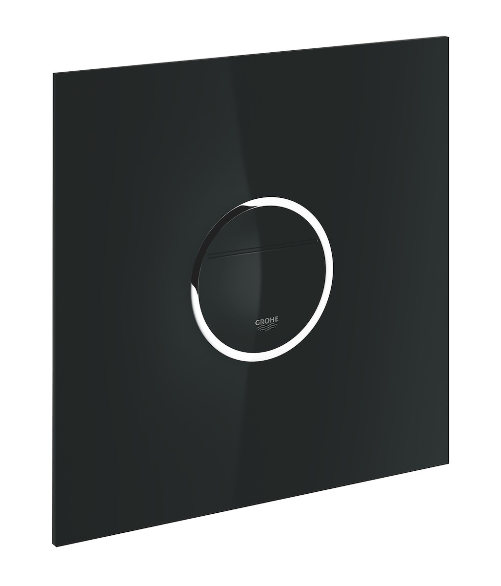 Ovládací tlačítko Grohe Veris Light sklo velvet black 38915KS0 Grohe