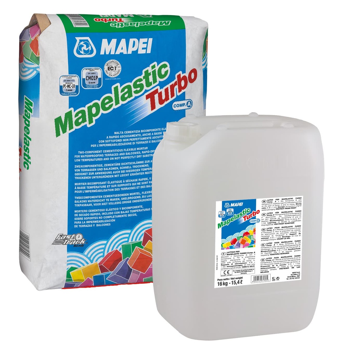 Hydroizolace Mapei Mapelastic Turbo 36 kg MAPELASTICT36 Mapei