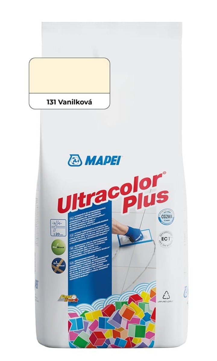 Spárovací hmota Mapei Ultracolor Plus vanilka 2 kg CG2WA MAPU2131 Mapei