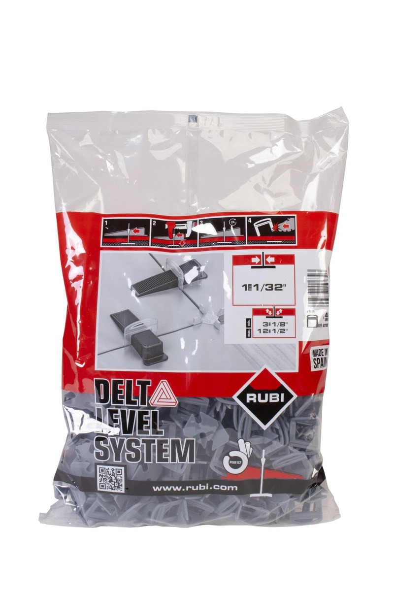 Spony 1 mm leveling system Delta Rubi 400 ks R2839 Rubi