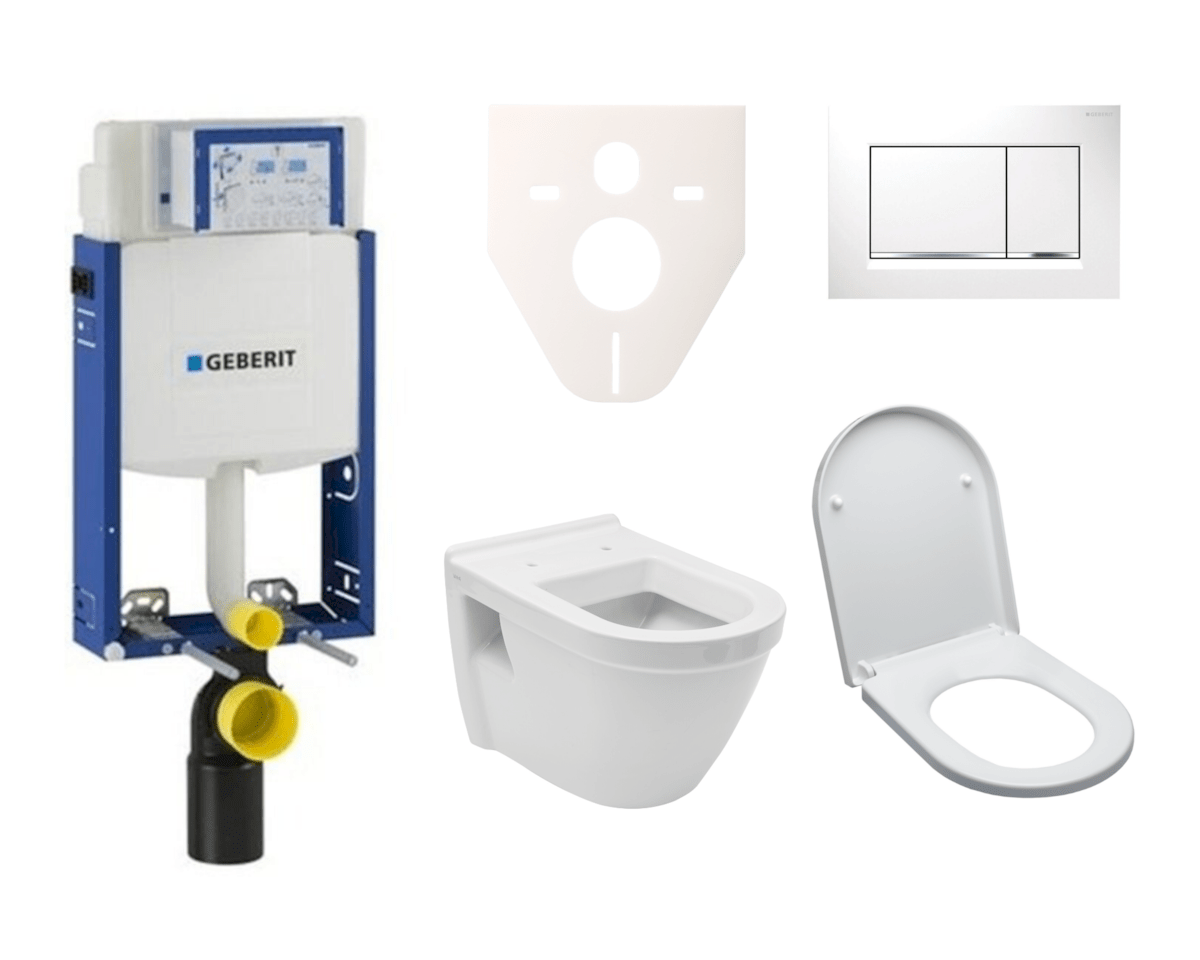 Cenově zvýhodněný závěsný WC set Geberit k zazdění + WC VitrA Integra vč. sedátka SIKOGE2V5 VitrA