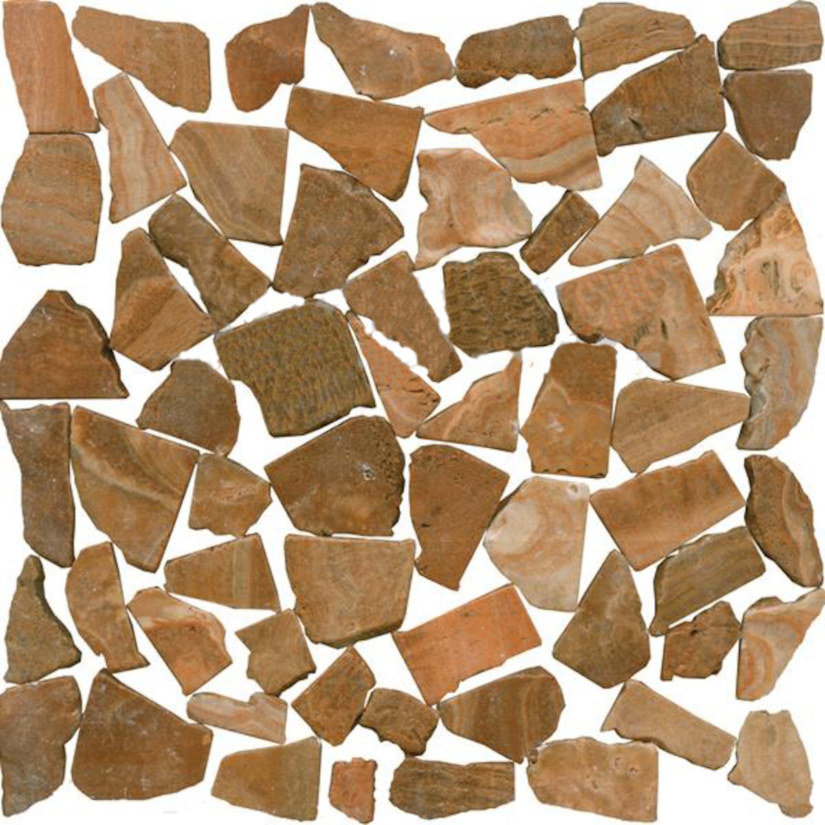 Kamenná mozaika Premium Mosaic Stone oranžová 30x30 cm mat STMOSORW Premium Mosaic Stone