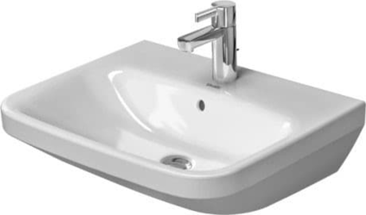 Umyvadlo Duravit DuraStyle 55x44 cm otvor pro baterii uprostřed 23195500001 Duravit