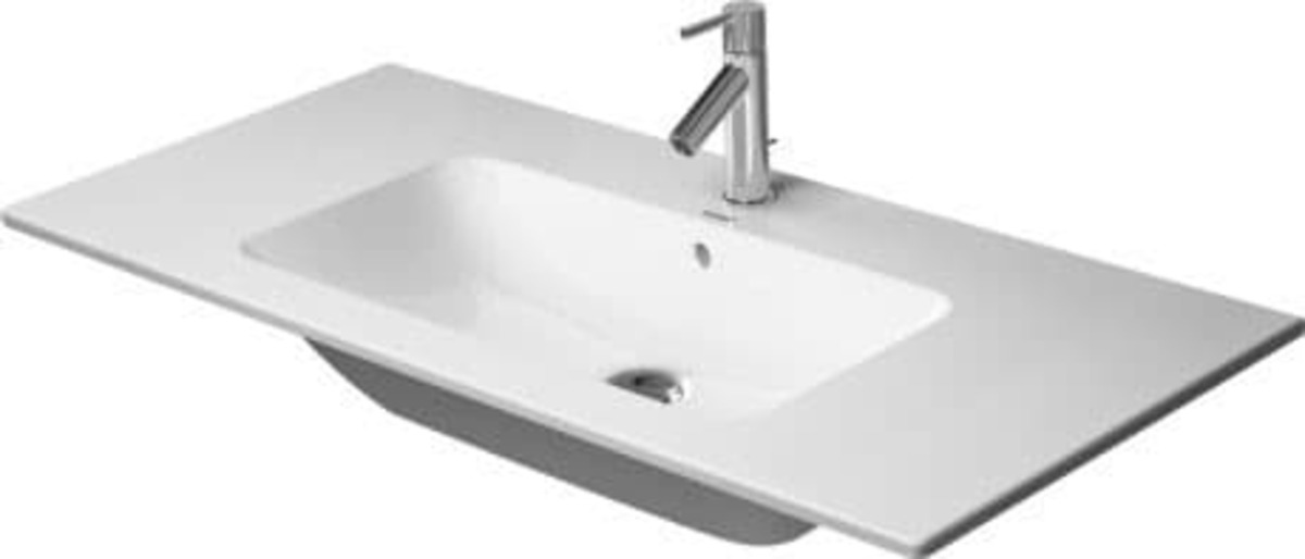 Nábytkové umyvadlo Duravit Me By Starck103x49 cm otvor pro baterii uprostřed 2336100000 Duravit