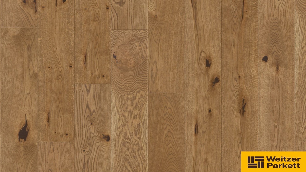 Dřevěná lakovaná podlaha Weitzer Parkett Oak Mandel 11mm 62617 Weitzer Parkett