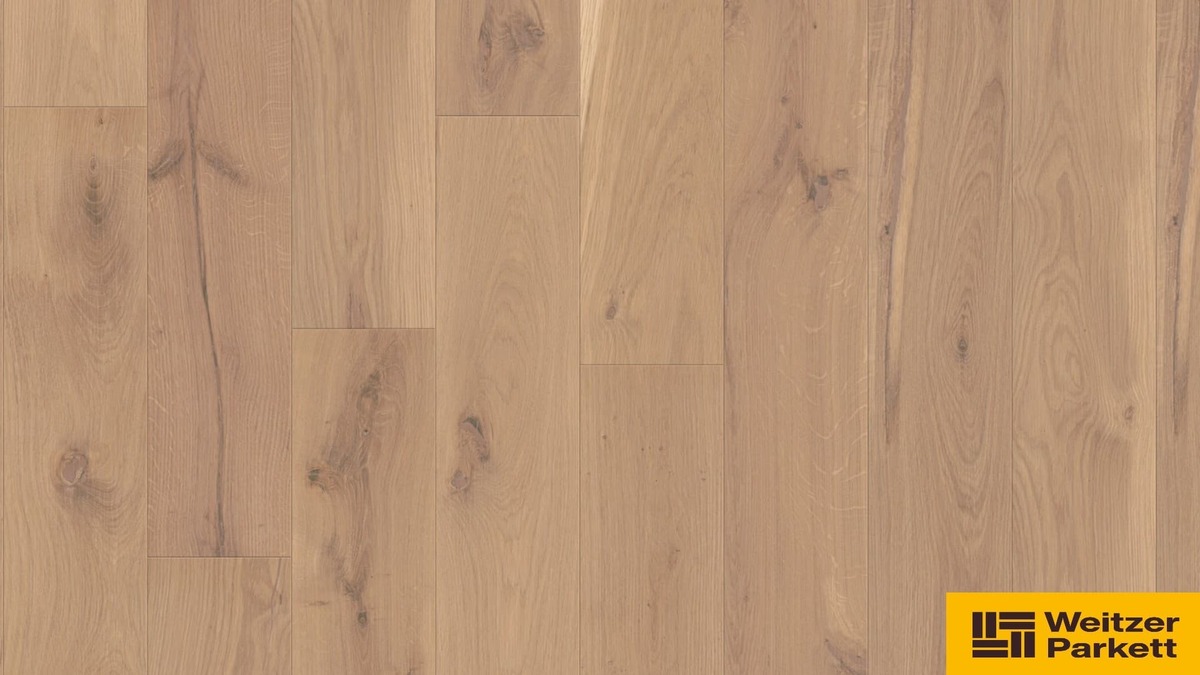 Dřevěná lakovaná podlaha Weitzer Parkett Oak Kaschmir 11mm 64821 Weitzer Parkett