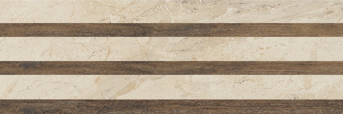 Dekor Fineza Adore beige stripes 25x75 cm mat DADORE275ST Fineza