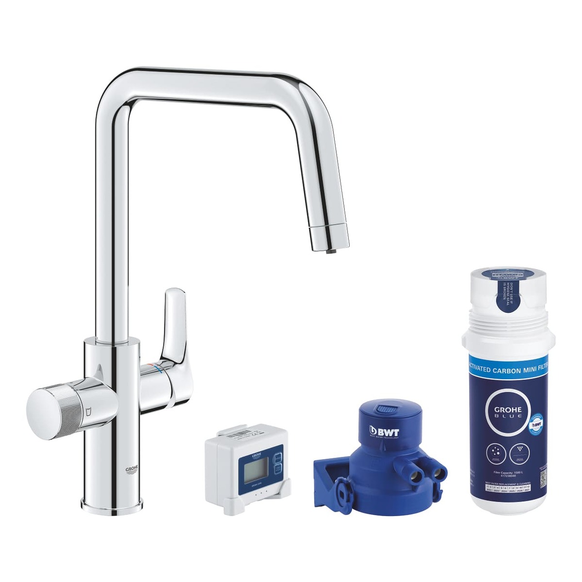 Dřezová baterie Grohe GROHE Blue Pure 2022 s filtrem chrom 30596000 Grohe