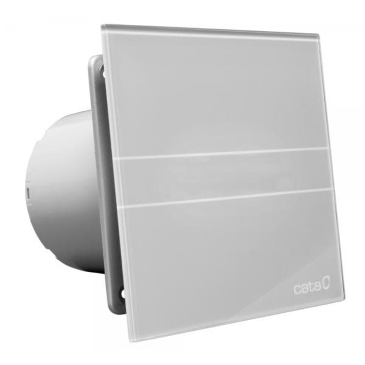 Cata ventilátor e100 GST sklo časovač stříbrný SIKOAE100GST Cata