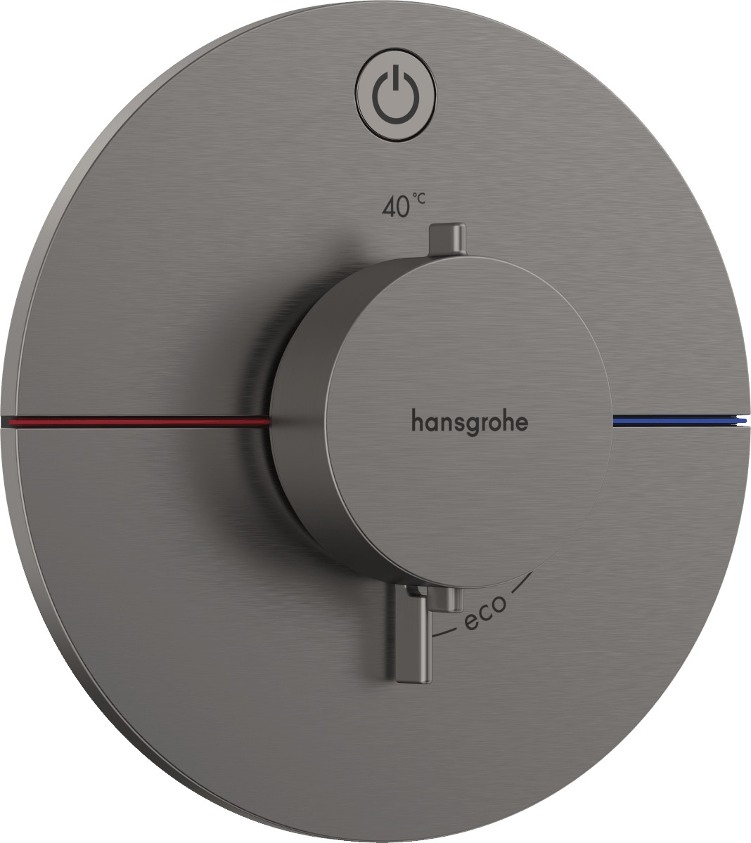 Sprchová baterie Hansgrohe ShowerSelect Comfort S bez podomítkového tělesa kartáčovaný černý chrom 15553340 Hansgrohe