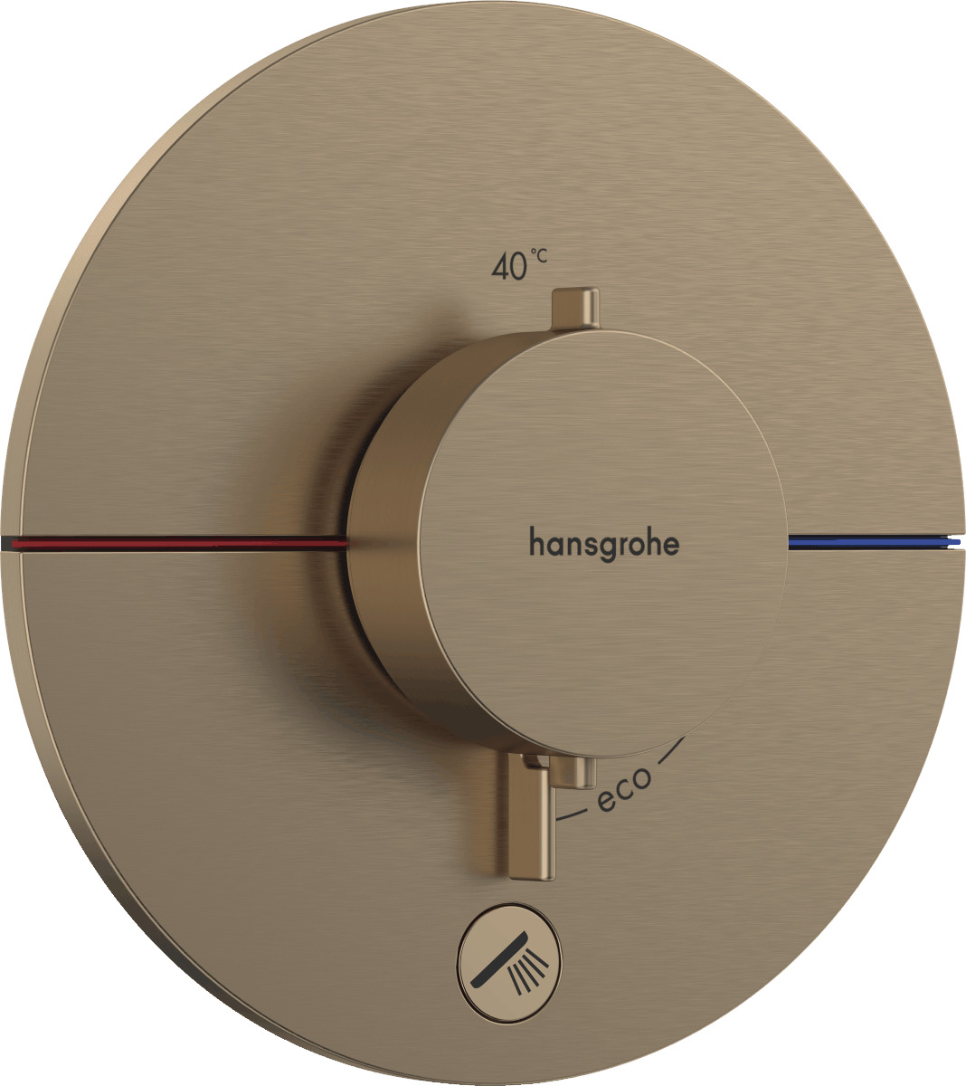 Sprchová baterie Hansgrohe ShowerSelect Comfort S bez podomítkového tělesa kartáčovaný bronz 15562140 Hansgrohe