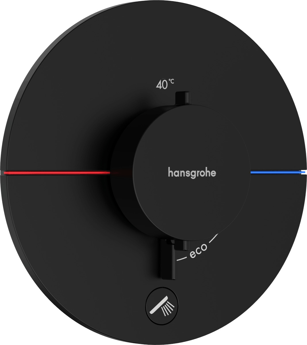 Sprchová baterie Hansgrohe ShowerSelect Comfort S bez podomítkového tělesa matná černá 15562670 Hansgrohe