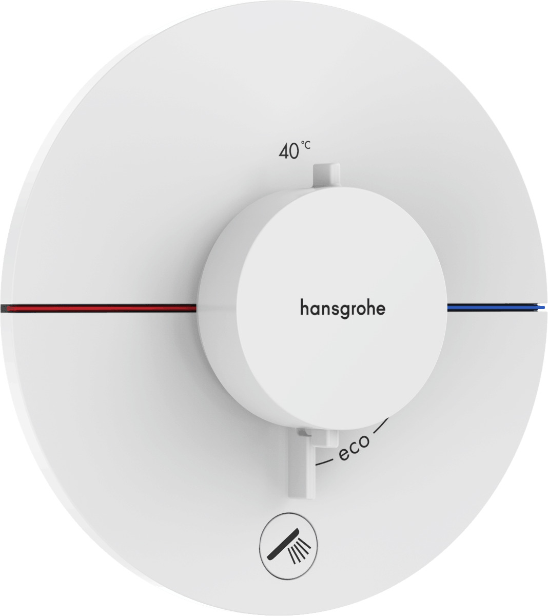 Sprchová baterie Hansgrohe ShowerSelect Comfort S bez podomítkového tělesa matná bílá 15562700 Hansgrohe