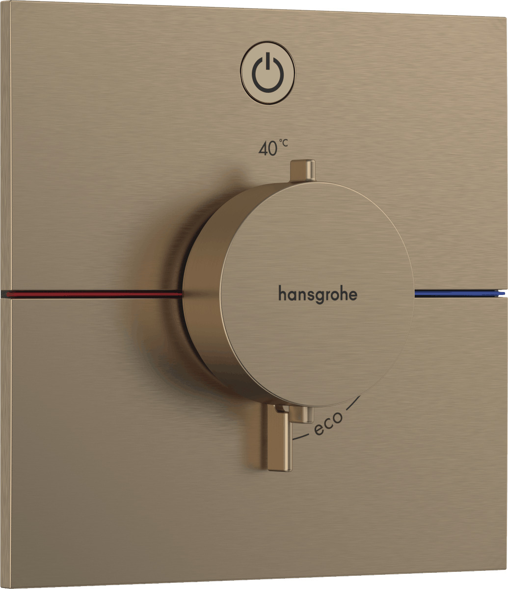 Sprchová baterie Hansgrohe ShowerSelect Comfort E bez podomítkového tělesa kartáčovaný bronz 15571140 Hansgrohe