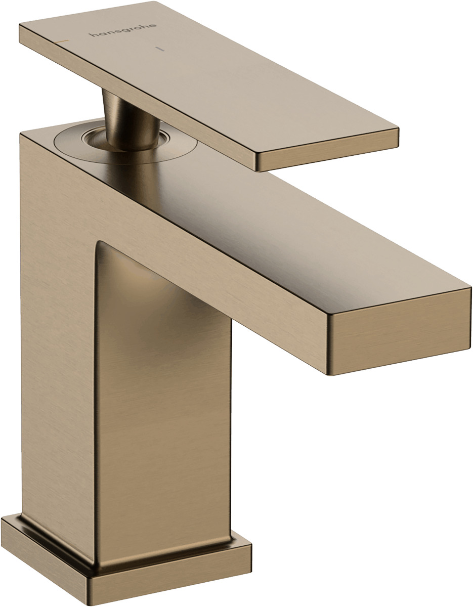 Umyvadlová baterie Hansgrohe Tecturis E s výpustí kartáčovaný bronz 73002140 Hansgrohe