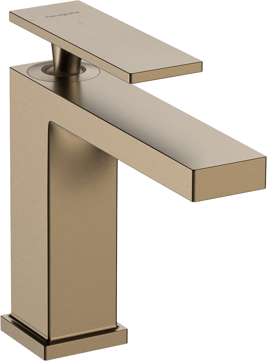 Umyvadlová baterie Hansgrohe Tecturis E s výpustí kartáčovaný bronz 73014140 Hansgrohe