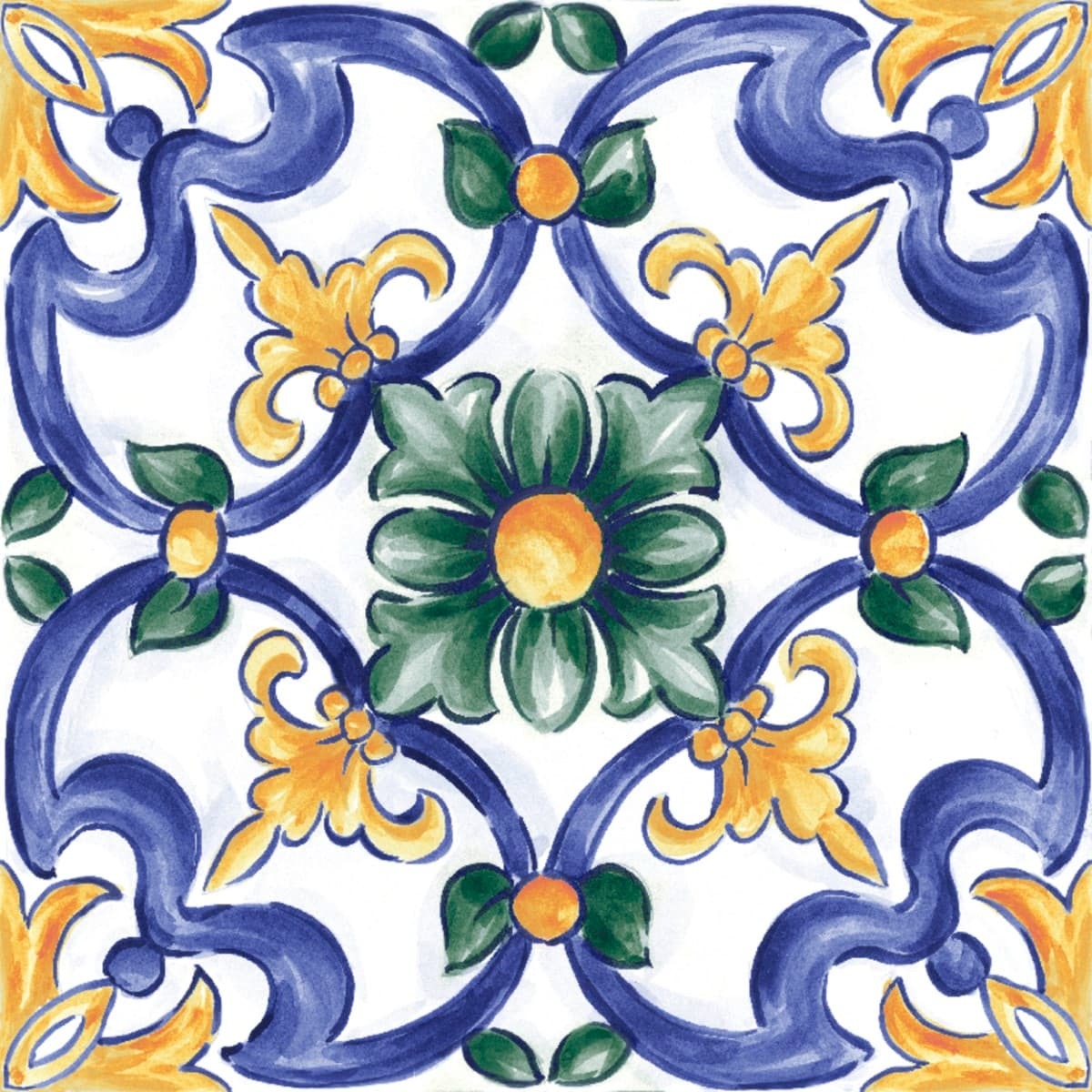 Dlažba Ragno Amuri Maiolica Tappeto 3 20x20 cm lesk AMRC8J Ragno