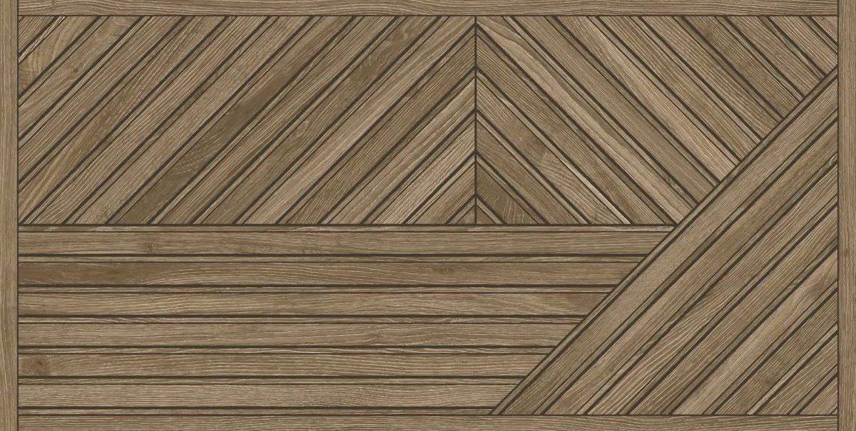 Obklad Argenta Batten walnut tangram 60x120 cm mat BATTEN612WNTA Argenta