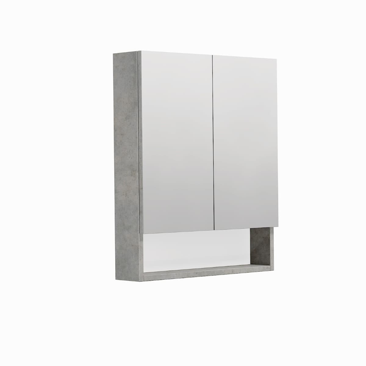 Zrcadlová skříňka SAT Cubeway 60x14x72 cm lamino beton GALCU60BE SAT