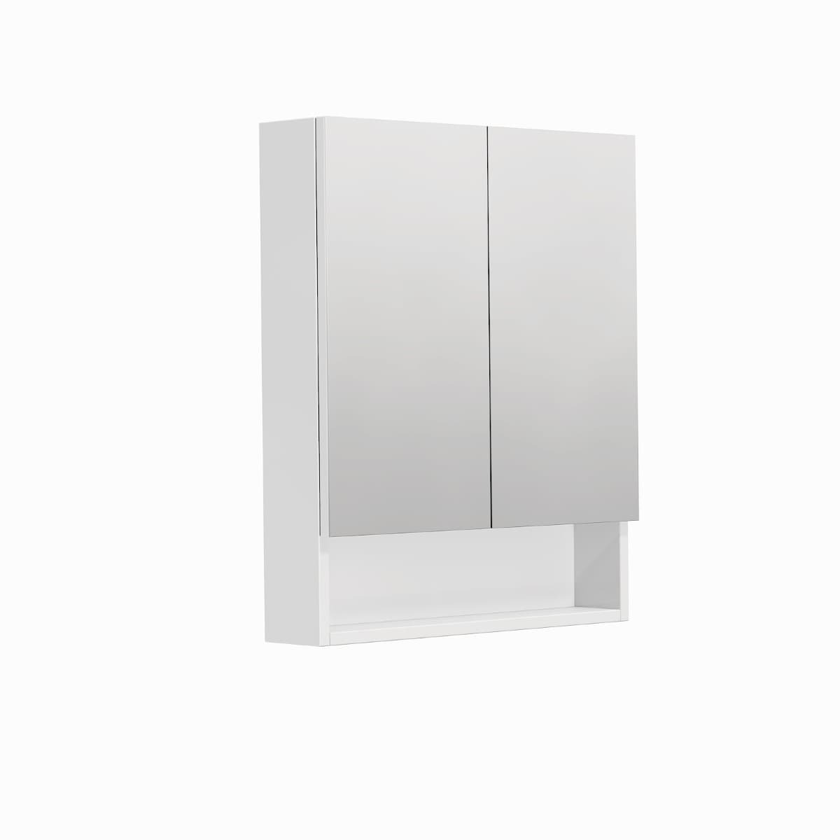 Zrcadlová skříňka SAT Cubeway 60x14x72 cm lamino bílá lesk GALCU60BL SAT