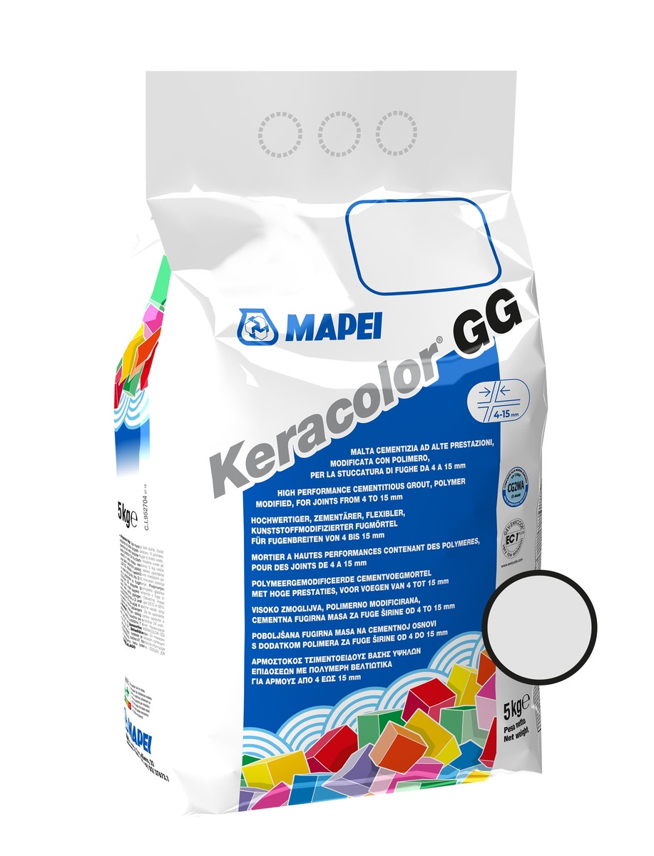 Spárovací hmota Mapei Keracolor GG manhattan 5 kg CG2WA KERACOLG5110 Mapei