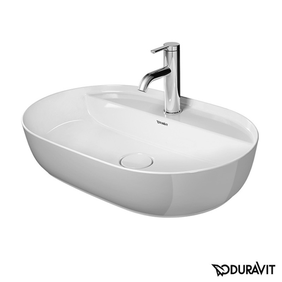 Umyvadlo na desku Duravit Luv 60x40 cm otvor pro baterii