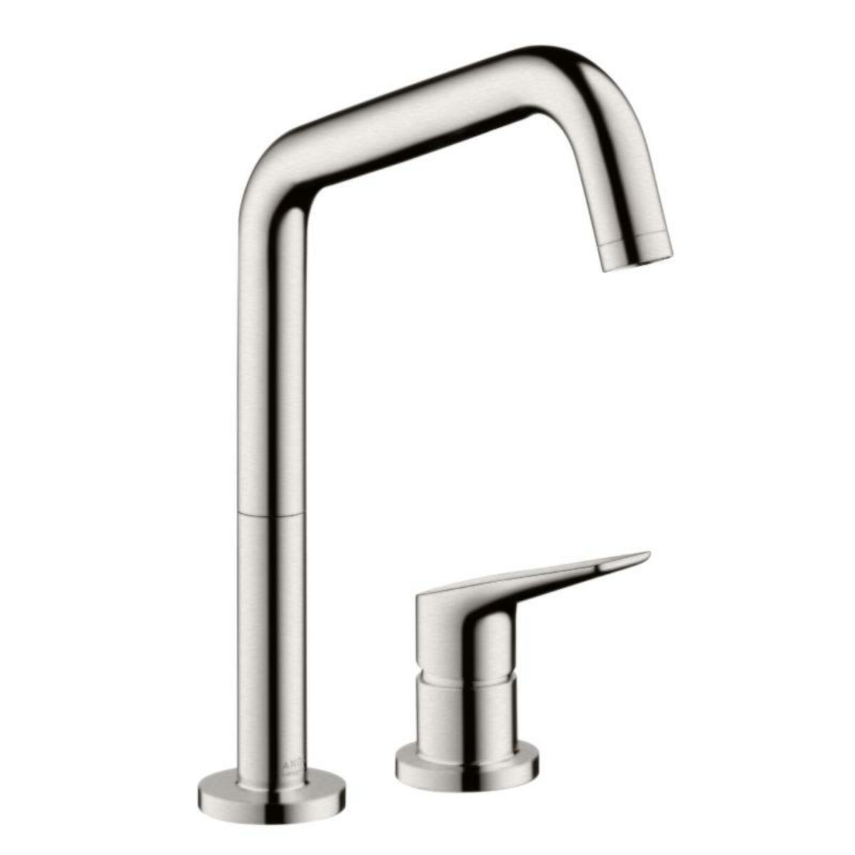 Dřezová baterie Hansgrohe Axor Citterio M s otočným raménkem vzhled nerezu 34820800 Hansgrohe