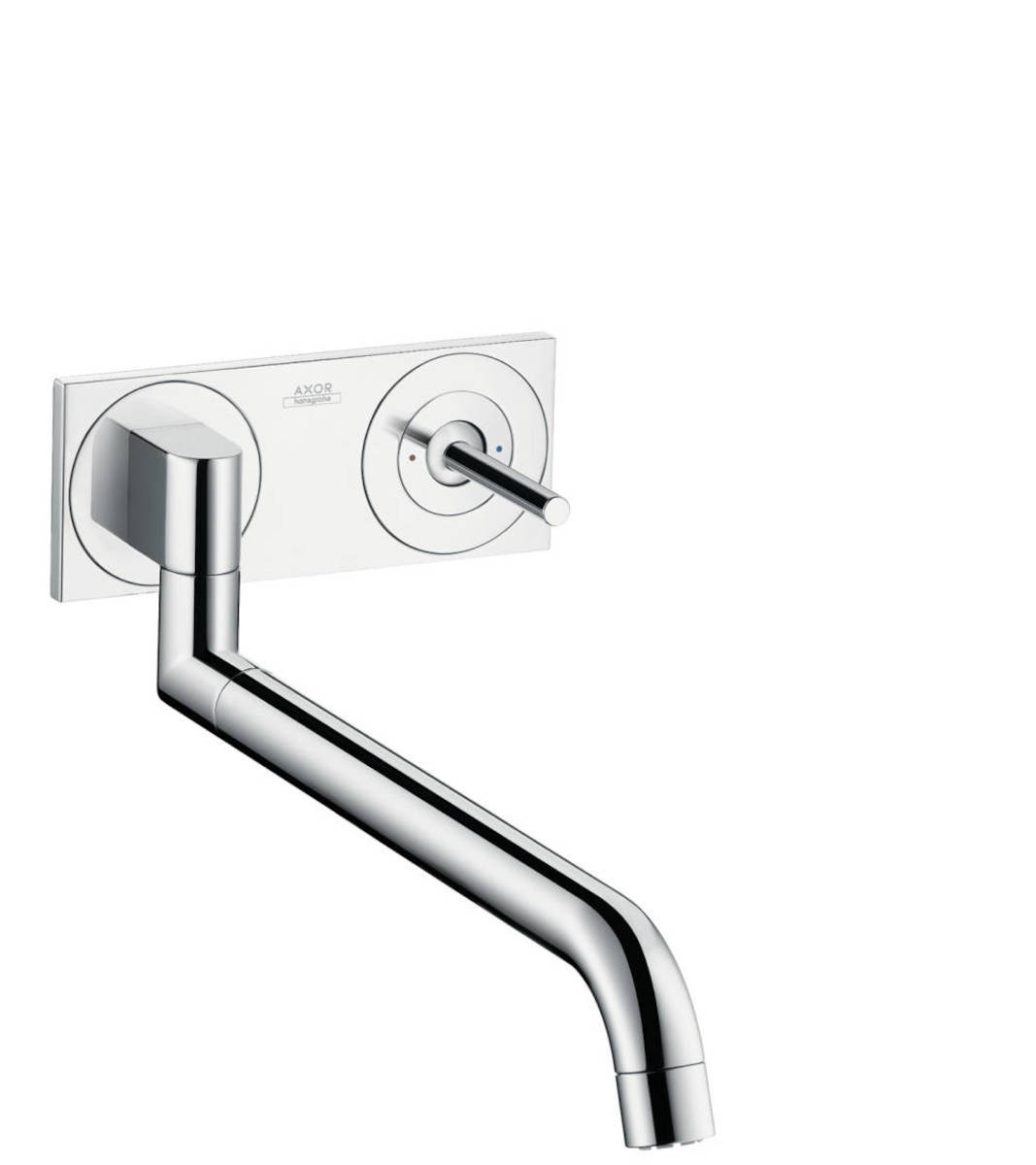 Dřezová baterie Hansgrohe Axor Uno bez podomítkového tělesa vzhled nerezu 38815800 Hansgrohe