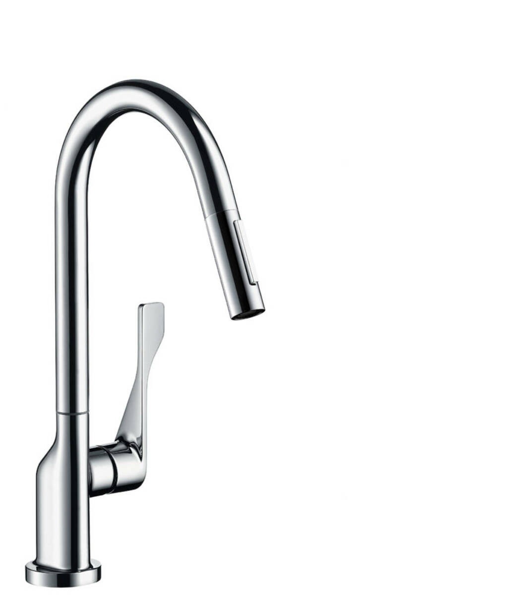 Dřezová baterie Hansgrohe Axor Citterio s vytahovací sprškou vzhled nerezu 39835800 Hansgrohe