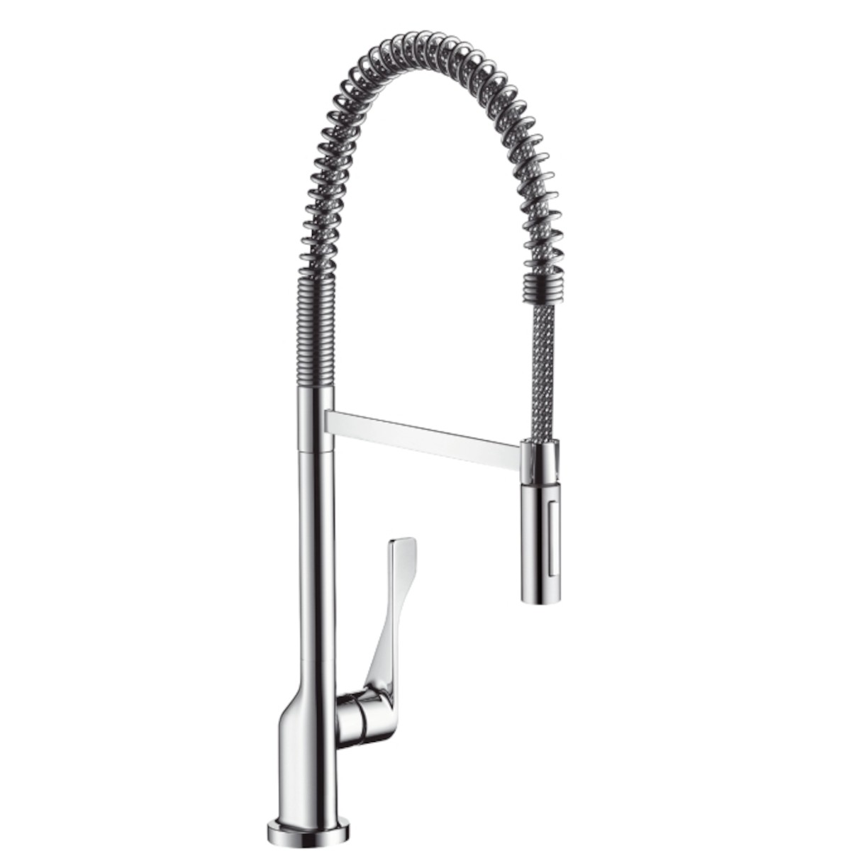 Dřezová baterie Hansgrohe Axor Citterio s vytahovací sprškou vzhled nerezu 39840800 Hansgrohe