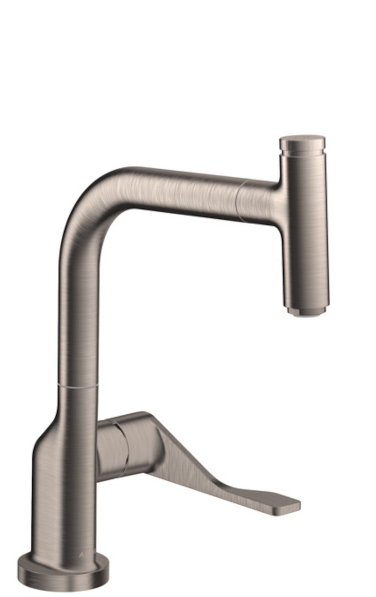 Dřezová baterie Hansgrohe Axor Citterio s vytahovací sprškou vzhled nerezu 39861800 Hansgrohe