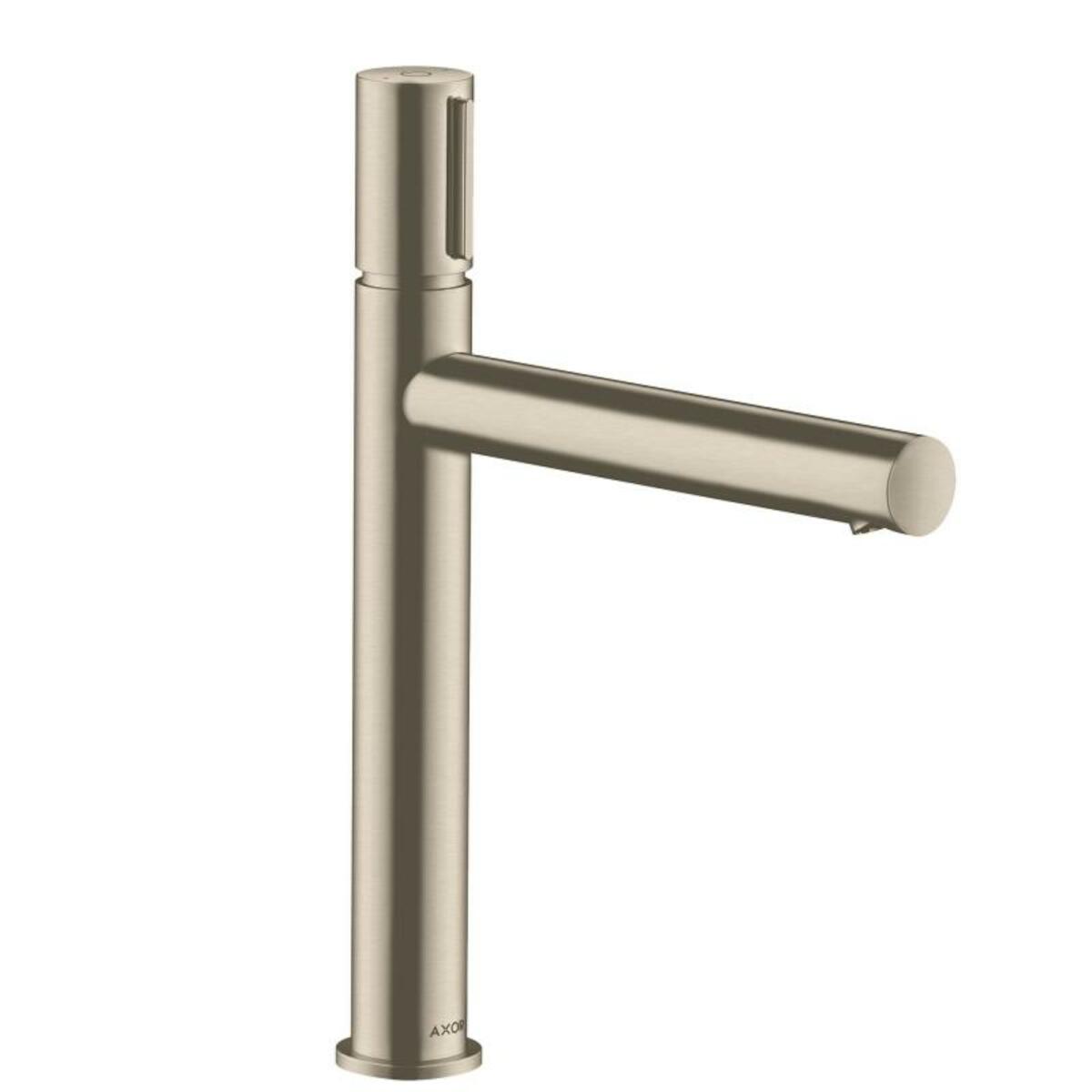 Umyvadlová baterie Hansgrohe Axor Uno s neuzavíratelným vtokem kartáčovaný nikl 45013820 Hansgrohe