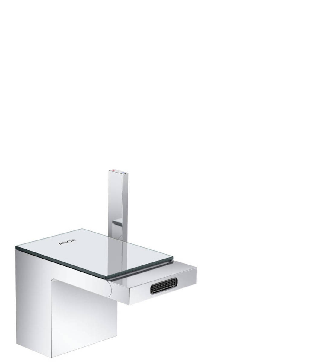 Bidetová baterie Hansgrohe Axor MyEdition s clic-clacem chrom/zrcadlové sklo 47210000 Hansgrohe