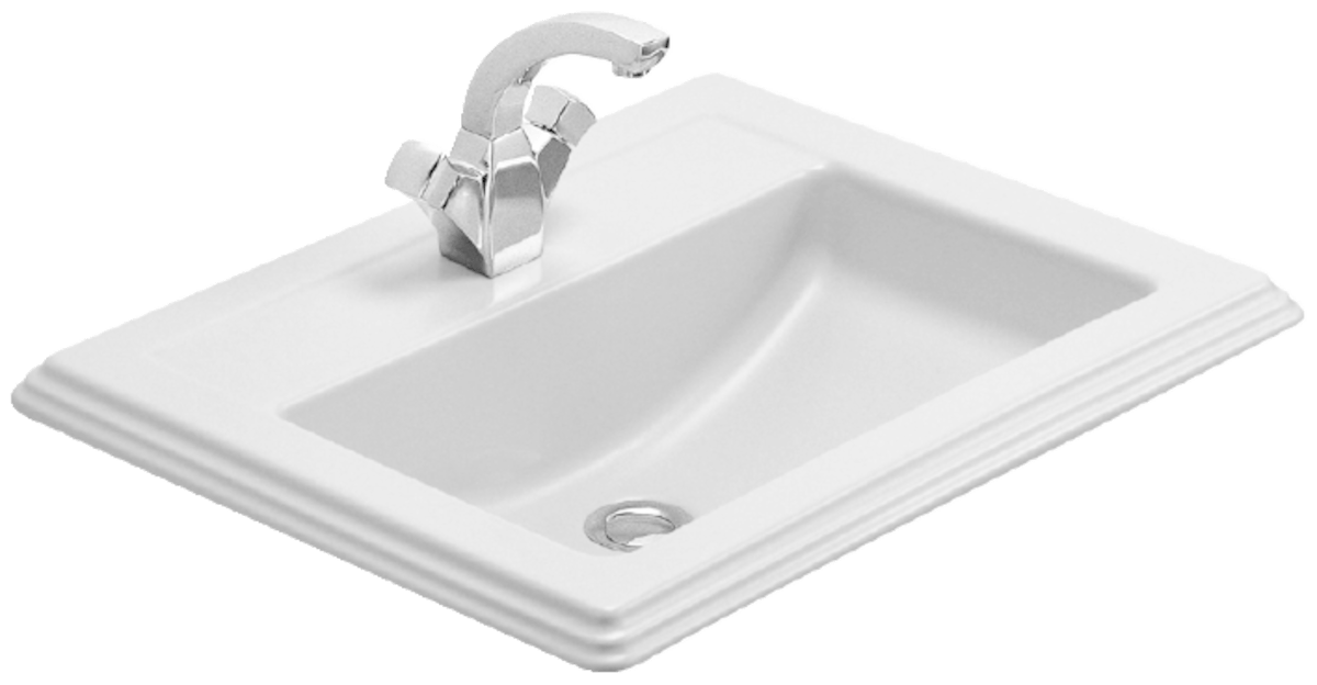 Zápustné umyvadlo Villeroy & Boch Hommage 63x52