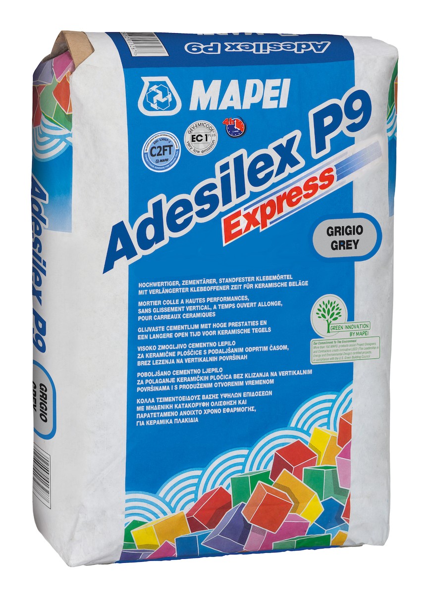 Lepidlo Mapei Adesilex P9 Express šedá 25 kg C2FT ADESILEXP9EXPRES Mapei