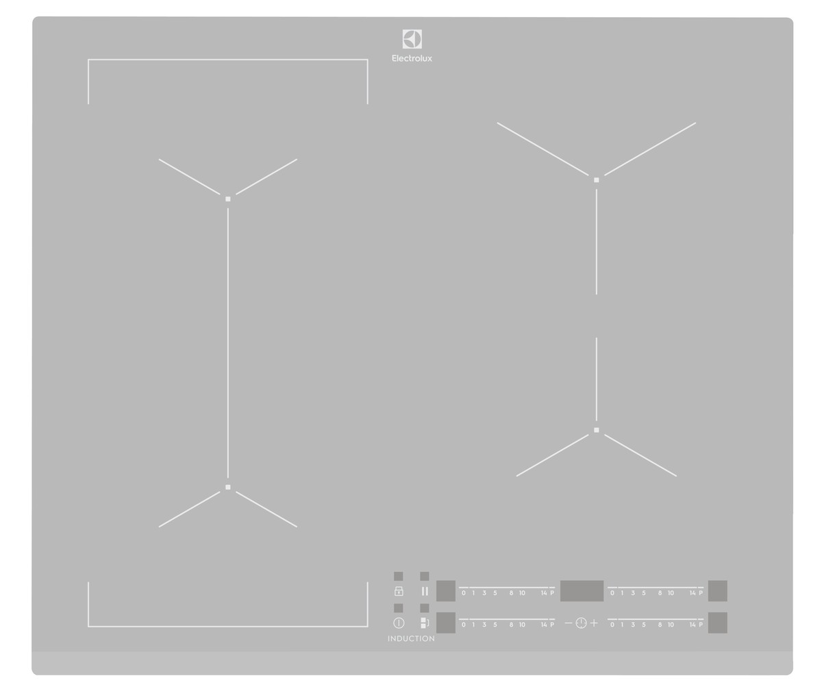 Indukční varná deska Electrolux bílá EIV63440BS Electrolux