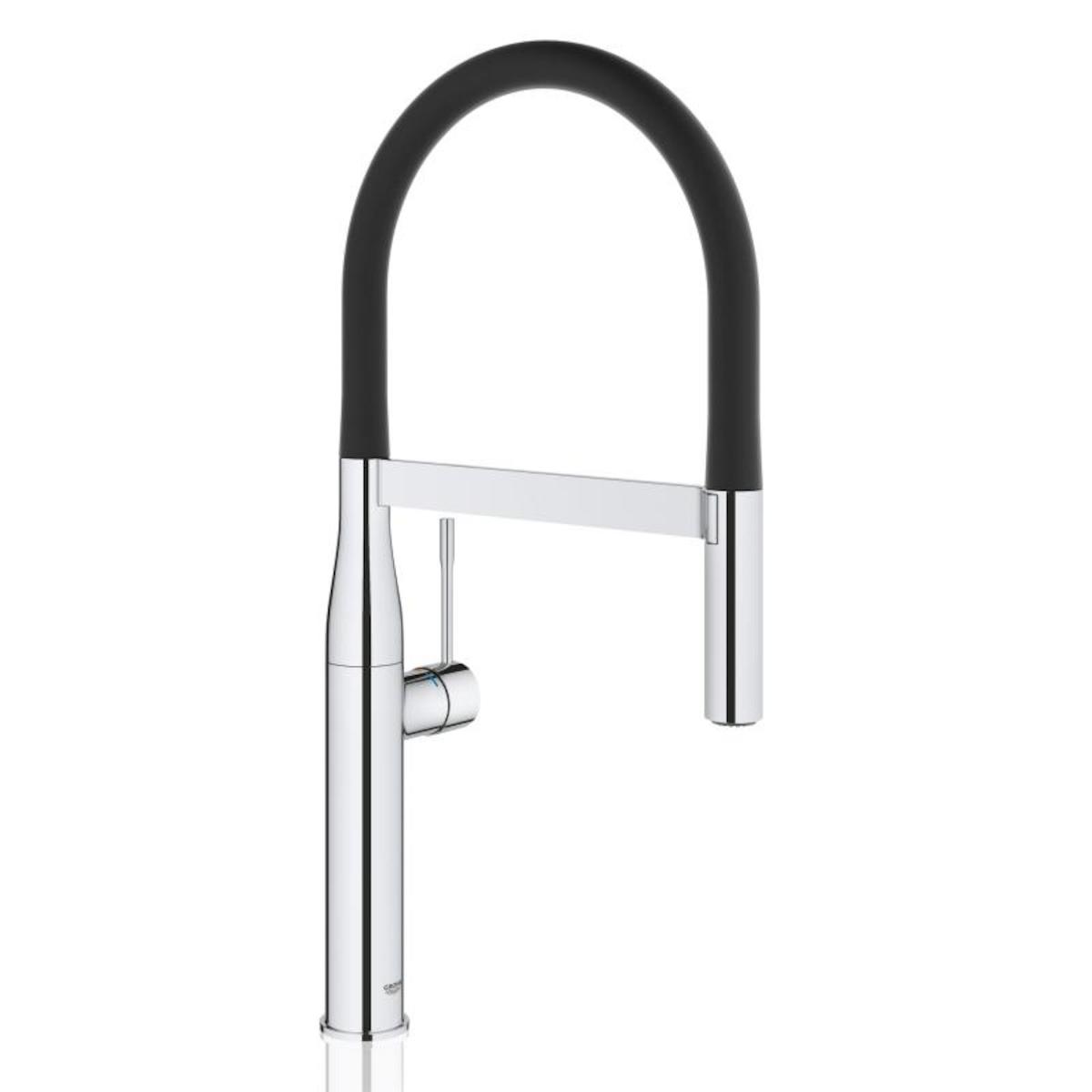 Dřezová baterie Grohe Essence New s vytahovací sprškou chrom 30294000 Grohe