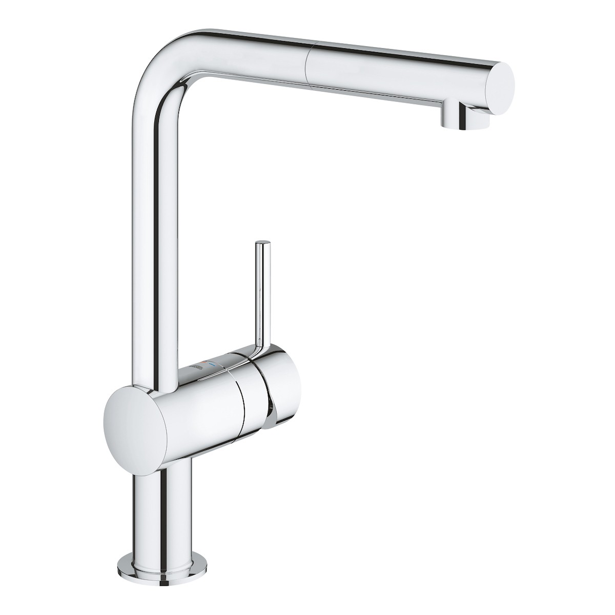 Dřezová baterie Grohe Minta s vytahovací sprškou nízkotlaká chrom 31397000 Grohe